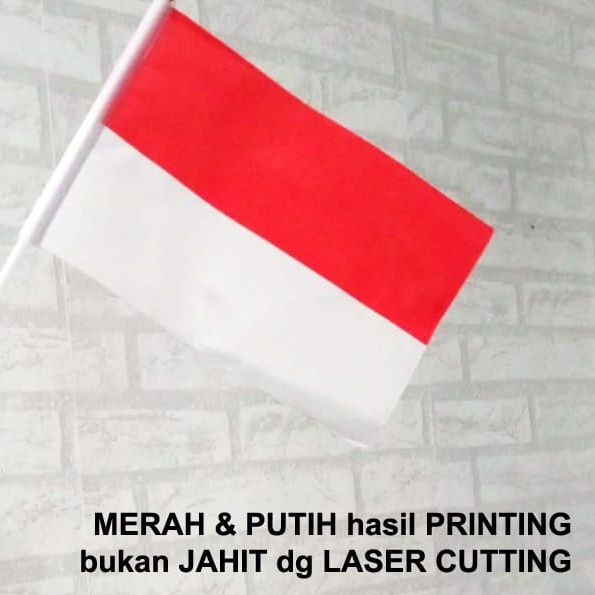 12 PCS BENDERA MERAH PUTIH TINGGI 30 CM / PERAYAAN DIRGAHAYU HUT RI INDONESIA 17 AGUSTUSAN DEKORASI