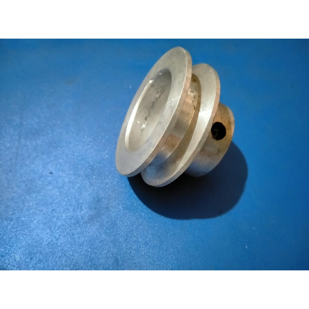 Pully A1 x 2,5 inchi AS 0, 8, 10, 12, 14, 15, 16, 17, 18, 19, 20, 22, 24, 25, 1&quot;  mm Alumunium A1 x 2,5&quot; A1x2,5&quot; A1x2,5 A 1x2,5&quot; 1x2,5 2.5  Poli Pulli Polli Puli All AS Buntu lobang lubang Allumunium