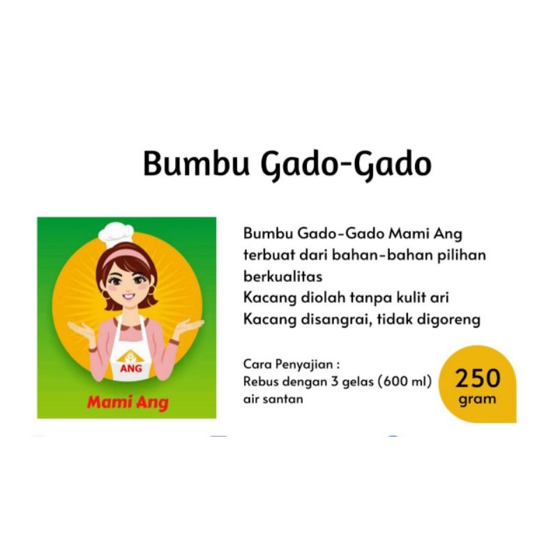 

Bumbu Gado-Gado