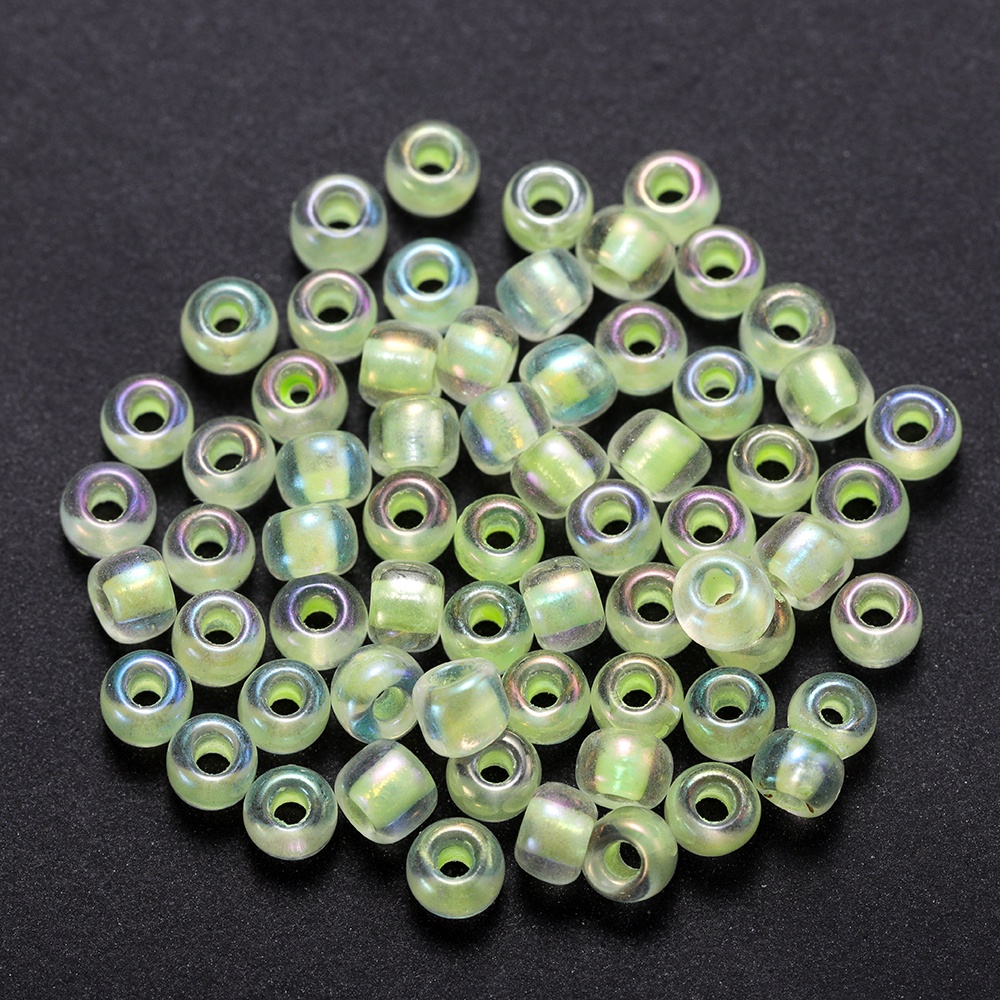 St.kunkka 600pcs Manik-Manik Kaca Czech 3mm Glow In The Dark Untuk Membuat Perhiasan DIY