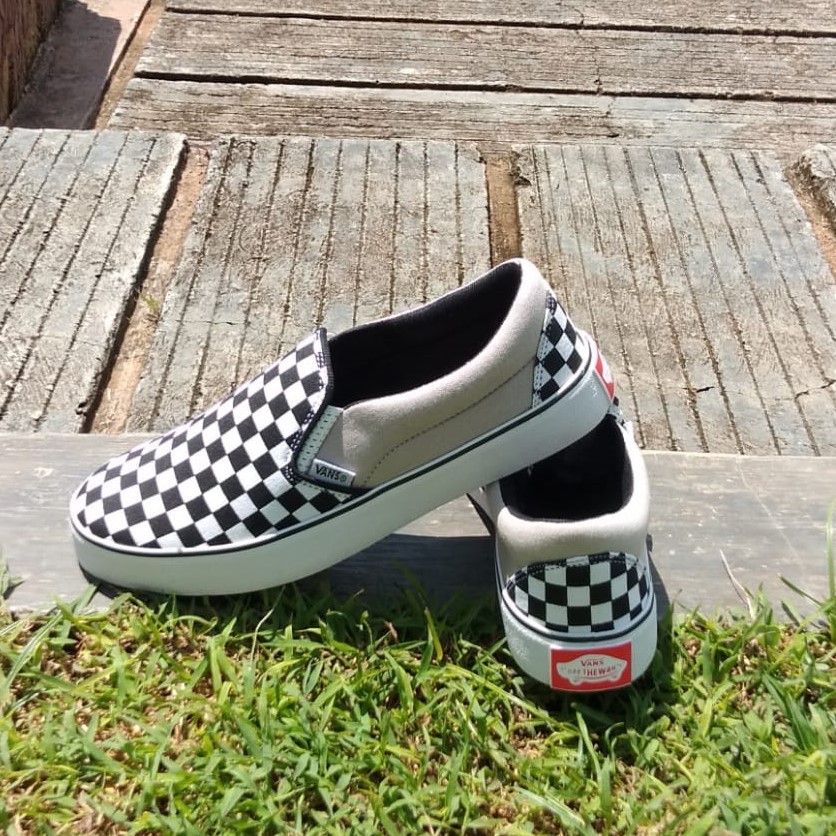 Sepatu Vans Slip On Slipon Checkerboard Catur