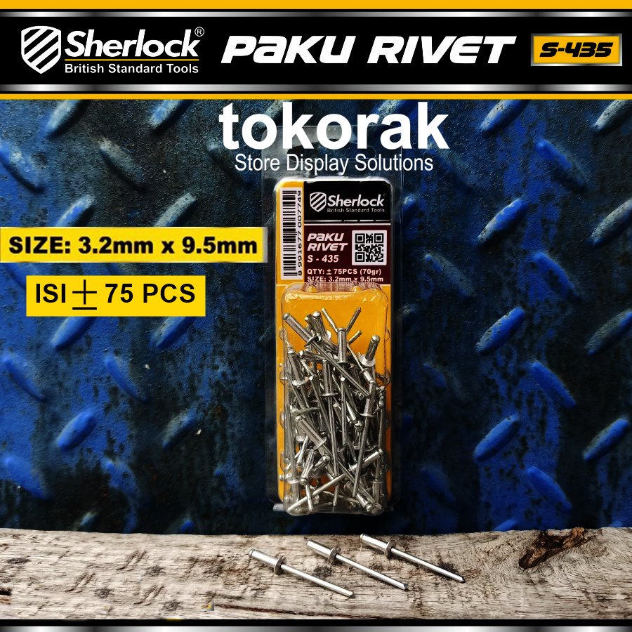 PAKU RIVET S-435 SHERLOCK - PAKU TEMBAK RIVET