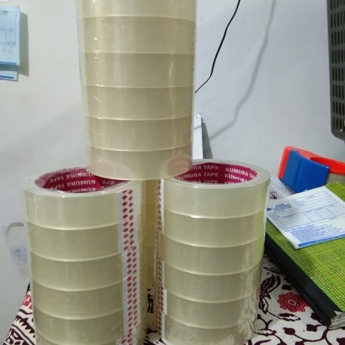 

Isolasi 1 Inch 24 mm isi 6 pcs / Solatip 1 Roll / Lakban 1 inch Isi 6 Pcs