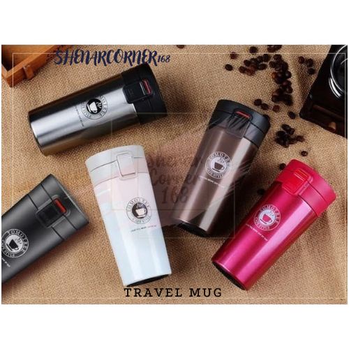 SHENAR, TRAVEL MUG  TUMBLER / BOTOL TERMOS KOPI/ GELAS CANGKIR TEH / TERMOS AIR PANAS &amp; DINGIN /  BOTOL AIR MINUM STAINLESS STEEL, SHENARCORNER168