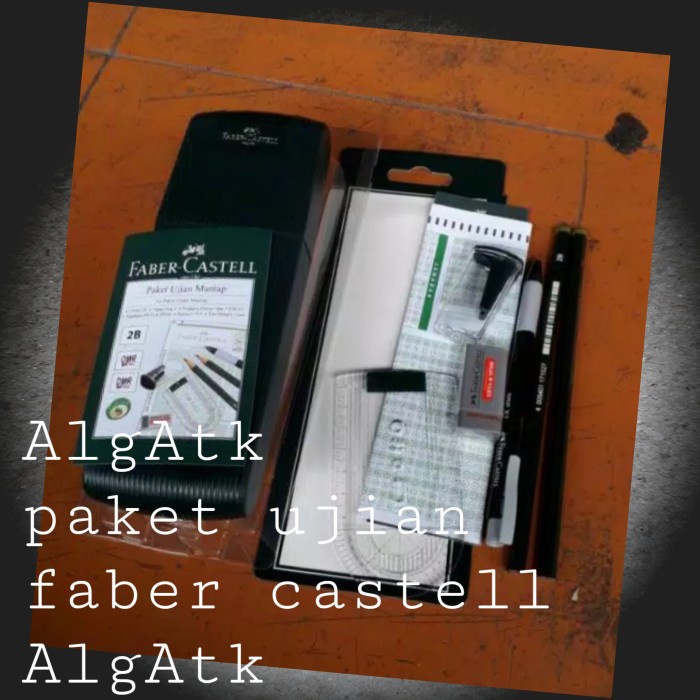 

Cantik Faber Castell. 1 Paket Alat Tulis Buat Ujian. Promo