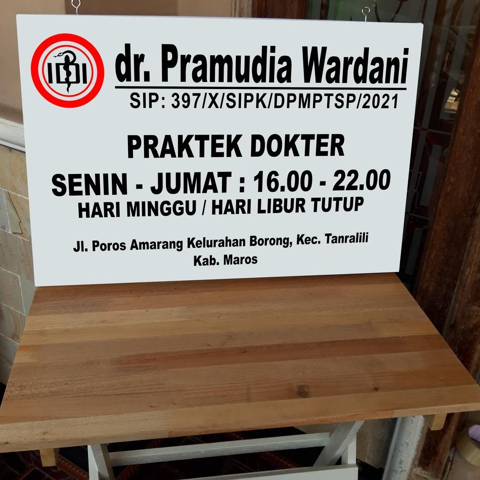 

Produk Terlaris PAPAN NAMA DOKTER PRAKTEK