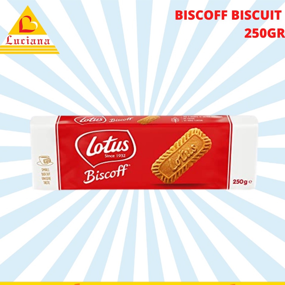 

LOTUS BISCOFF Biskuit Karamel Caramelised Biscuit 250gr