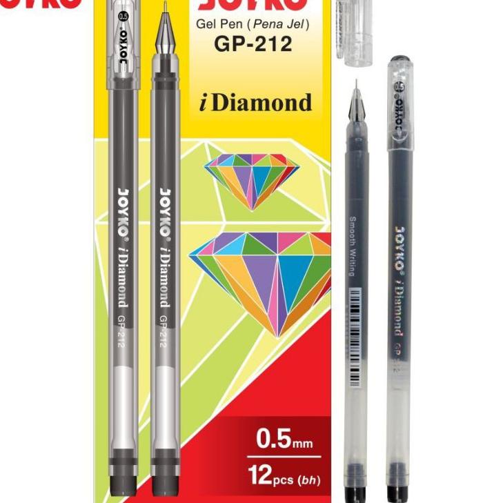 

Super Bonus Pulpen gel Joyko I-Diamond GP-212/0.5mm ( 12 pcs )
