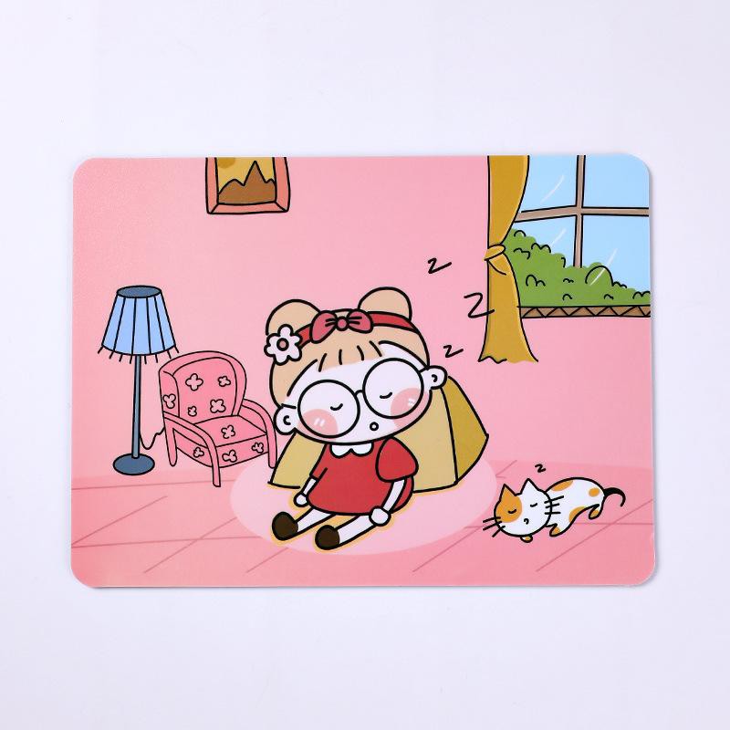 TS01-Mouse pad gambar lucu cartoon girl cute murah import