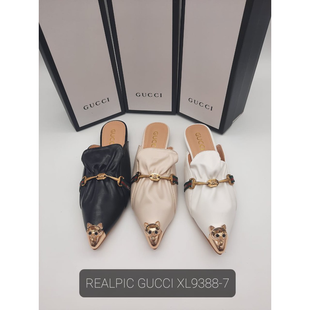 SEPATU WANITA LOAFERS MULES SHOES FLAT XL9388-7 (RESTOCK)