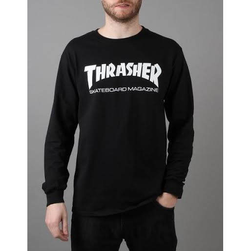 t-shirt kaos thrasher long sleeve