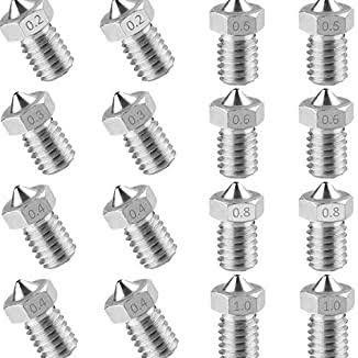 3D Printer E3D V5 Stainless Steel Nozzle M6 Screw E3D-V5 1.75Mm - 1Mm Artec01 Diminati Banget