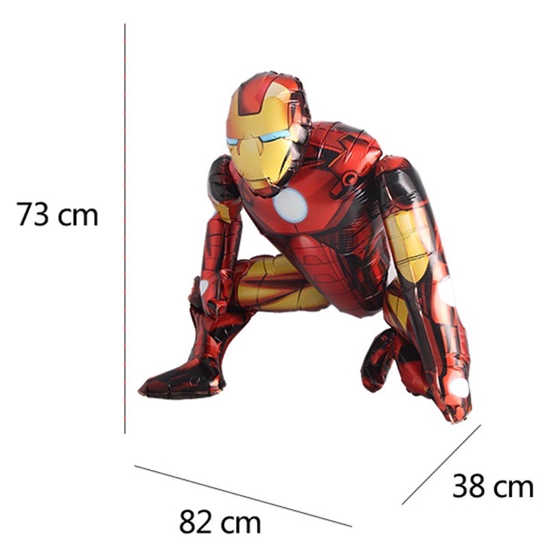 BALON FOIL SPIDERMAN IRONMAN 3D SMALL