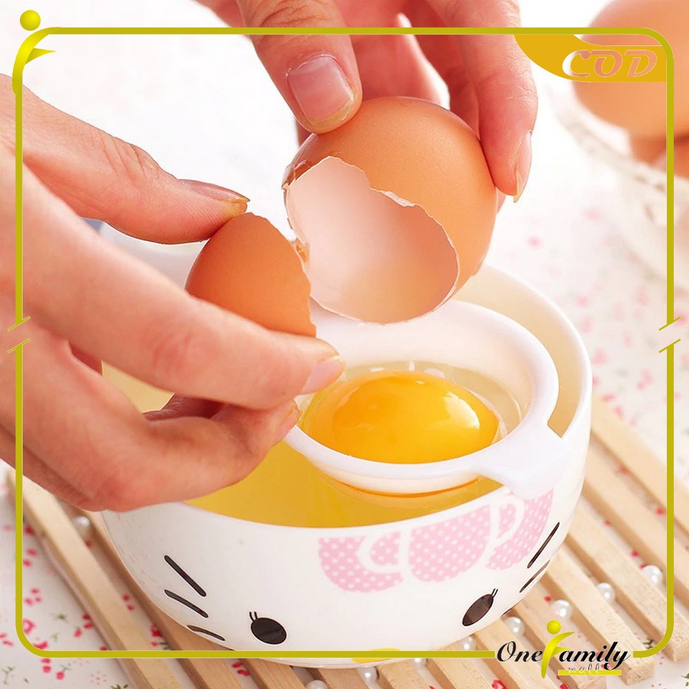 ONE-C139 Alat Pemisah Kuning Telur dan Putih Telor Egg Yolk Separator Murah Peralatan Dapur Praktis-6