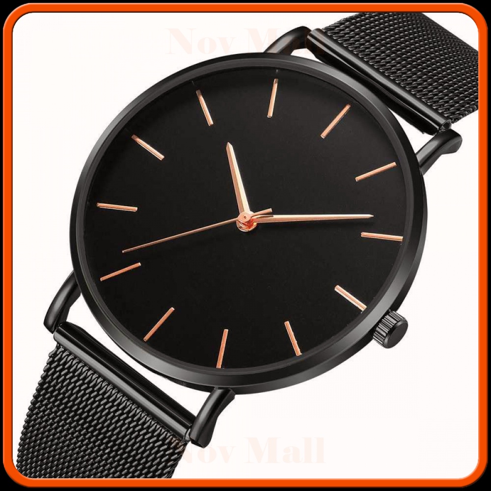 Jam Tangan Kasual Pria Milanese Stainless Steel - 3294