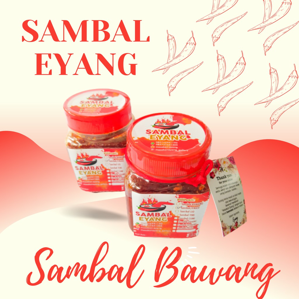 

Sambel Bawang Homemade By Sambel Eyang 160g