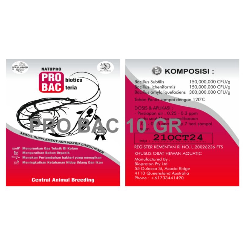 

Lactobac 10gr