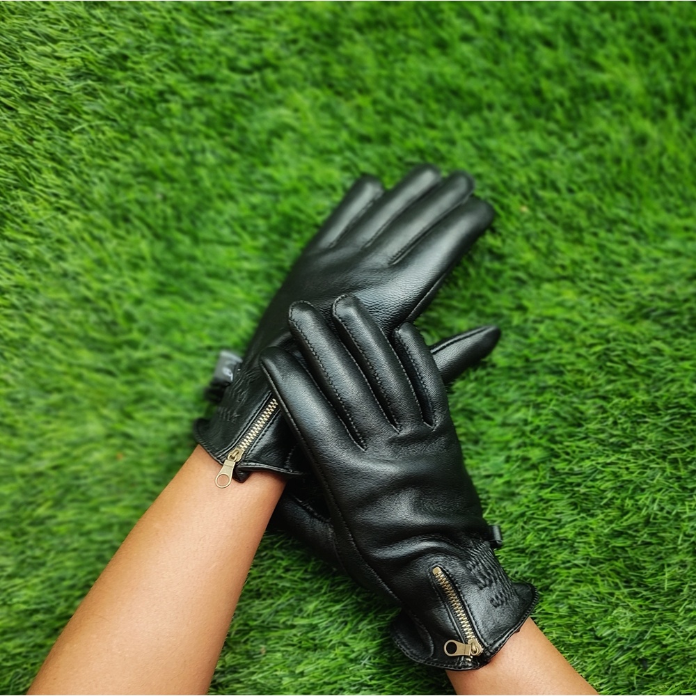 Sarung Tangan Motor Kulit Autoblack Full Leather Gloves