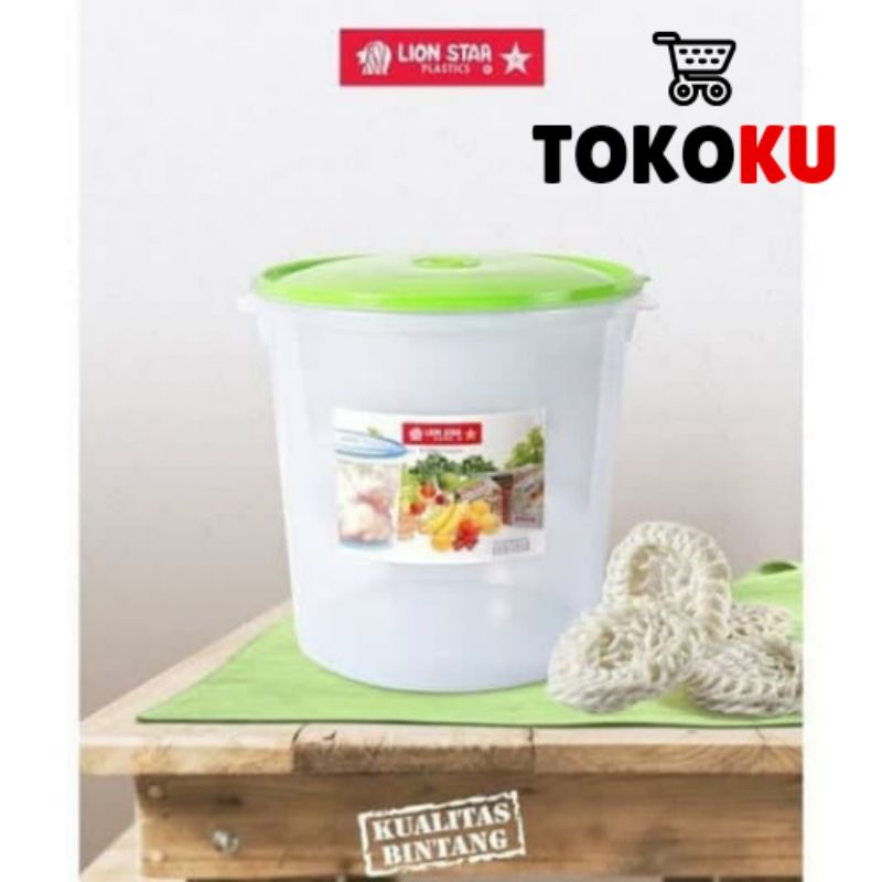 TOPLES JUMBO 16 LITER PLASTIK SEALWARE KELER KERUPUK 16 LTR WADAH SERBAGUNA BUNDAR LION STAR