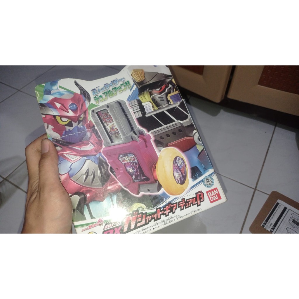DX Gashat Gear Dual Beta BIB Ori Bandai JP mohon baca deskripsi