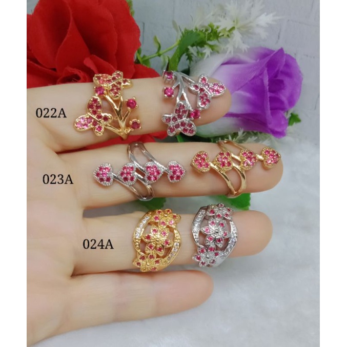 Cincin xuping permata Fashion jewelry 022-024A