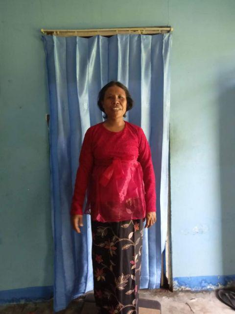 Ed St Kb Kencana Stelan Kebaya Brukat Batik Organza