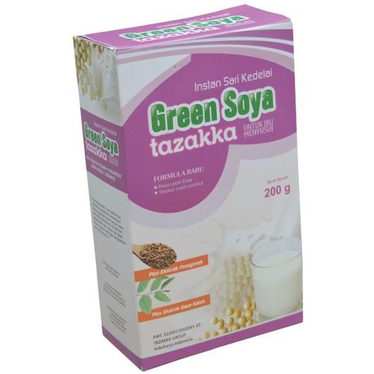 

Susu Green Soya Tazakka Khusus Ibu Menyusui Murah Aman Halal Terbaru.