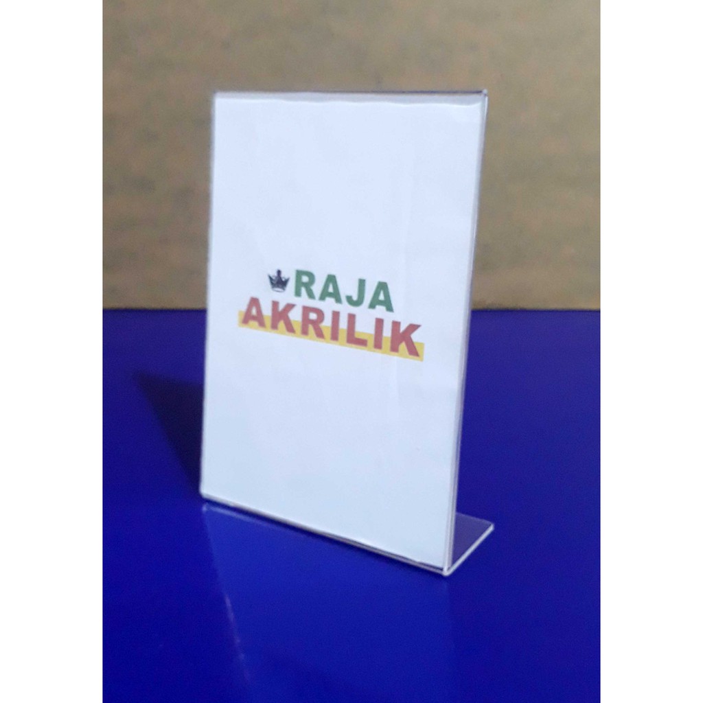 

Acrylic A6L Tentcard