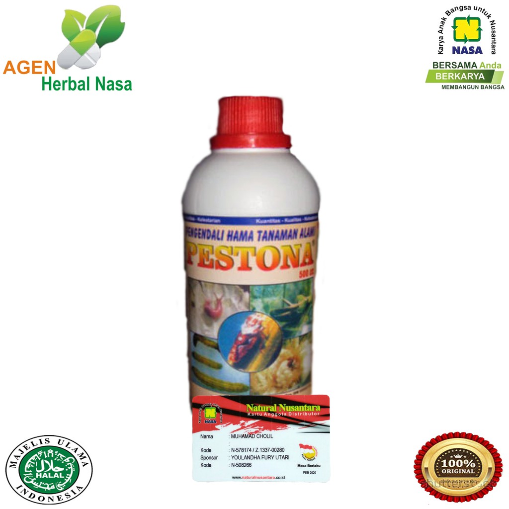 Pestona 500cc Nasa Pengendali Hama Organik / Agen Herbal Nasa