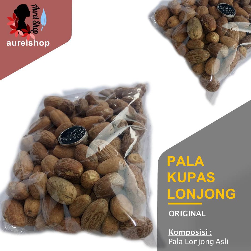 

500 g Biji Pala Kupas Lonjong / Nutmeg