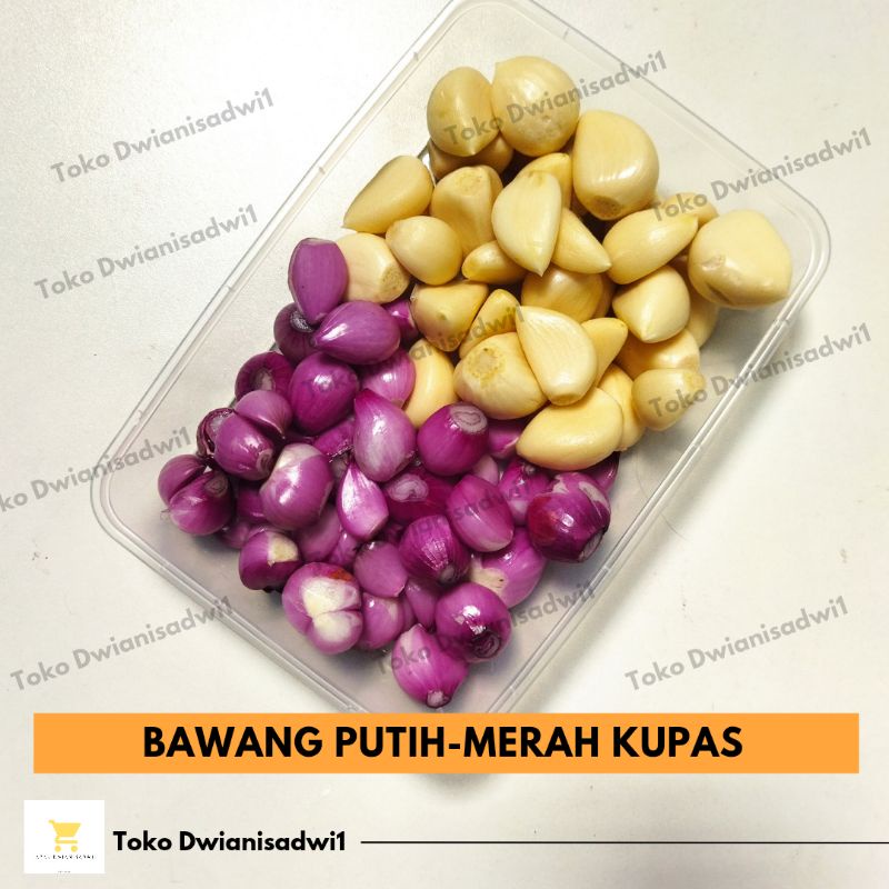 

Paket Bawang Putih-Merah Kupas Siap Pakai 300 Gram