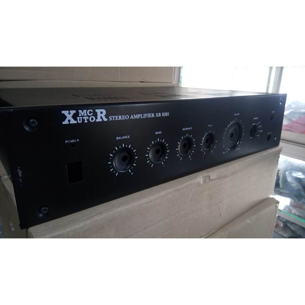 BOX POWER AMPLIFIER PROFESIONAL SOUND SYSTEM XUTOR XR0201 TEBAL