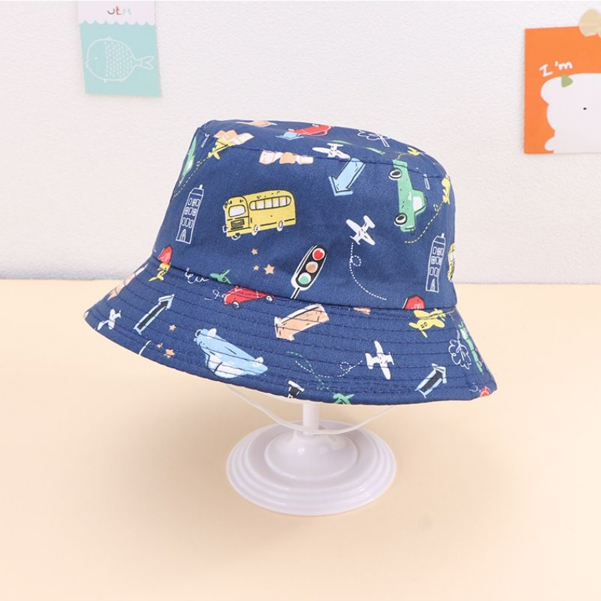 Topi Bucket Anak 1-4 tahun dengan Tali Karet bucket fisherman hat baby CBKS VC