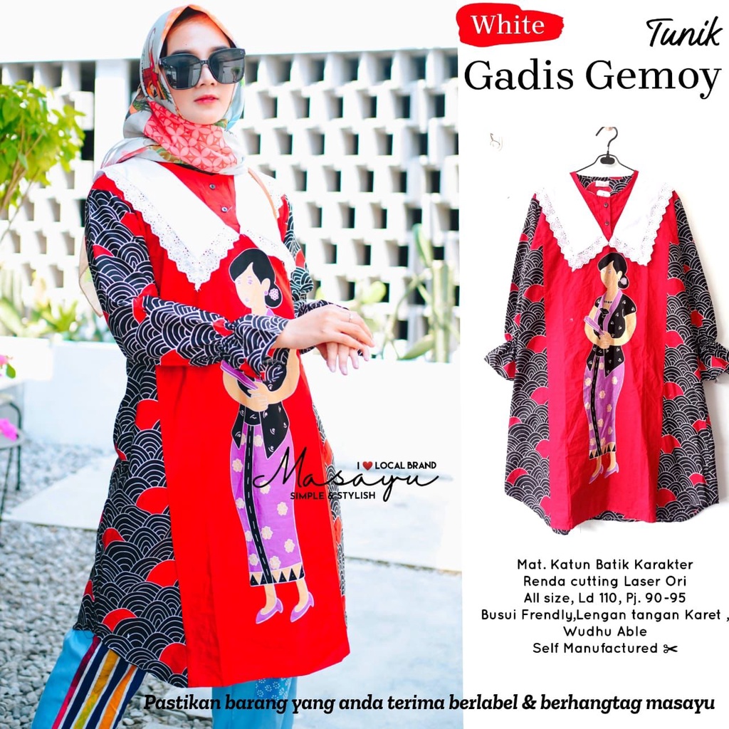 Tunik gadis gemoy ori by masayu