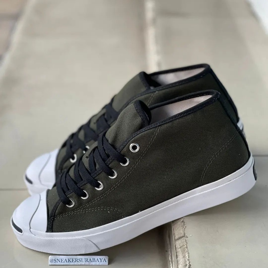 Converse Jack Purcell Mid Hybrid Texture Cargo Khaki