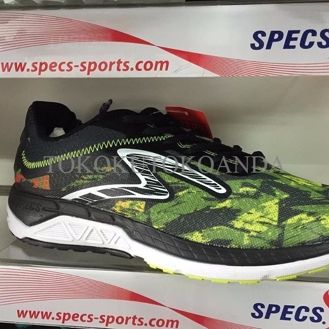 Sepatu running specs dual stamina zest green/rose orange original new