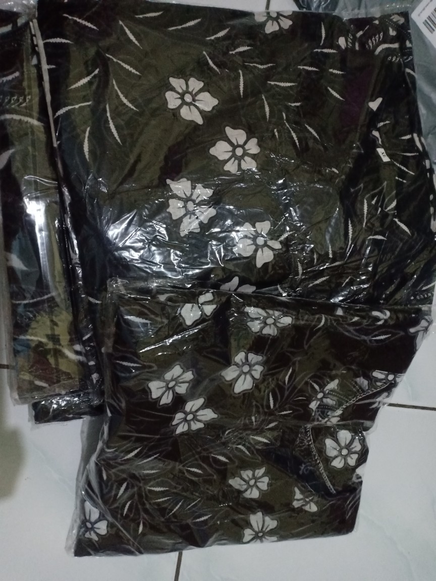 Batik Couple Keluarga Maura Couple Sania Ruffle Ori Ndoro Jowi Dnt Cendrawasih