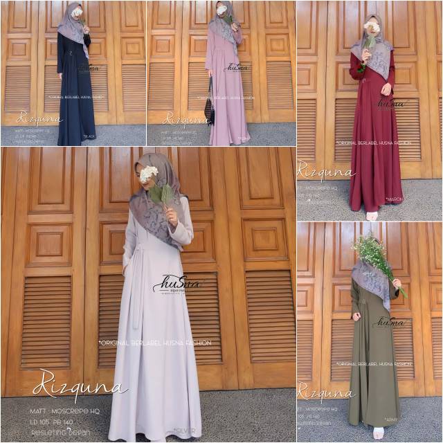 Rizquna Dress Rizquna Gamis Rizquna