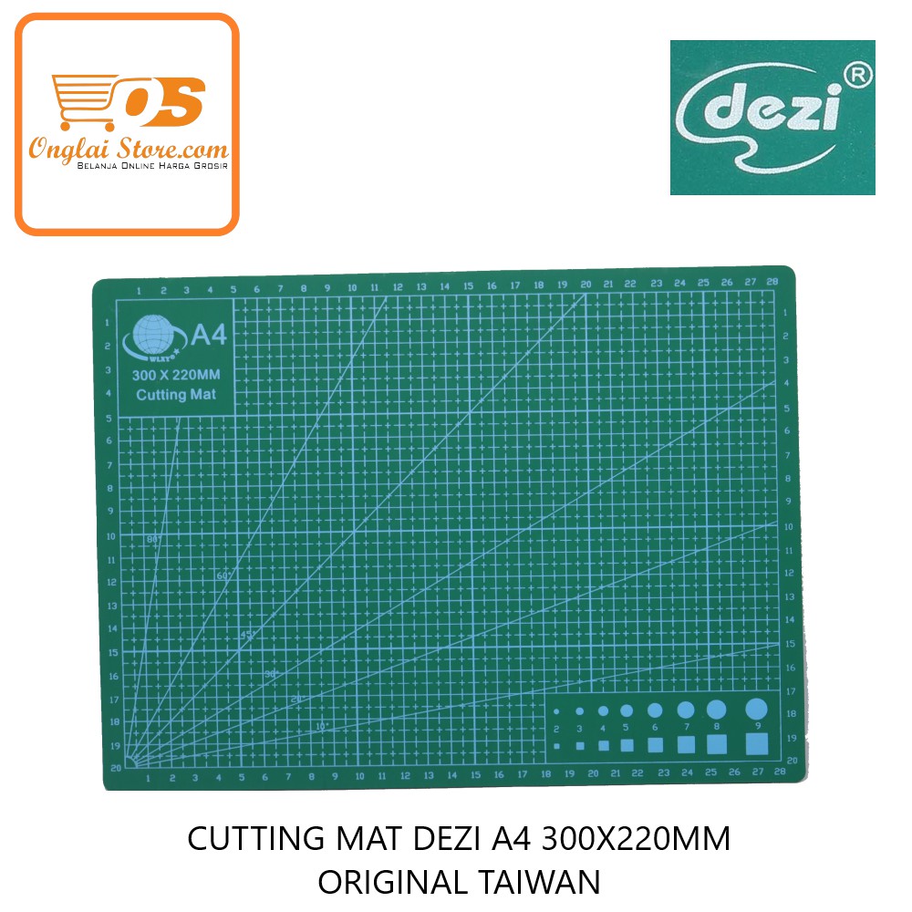 

TOOL'S CUTTING MAT DEZI A4 300X220MM ORIGINAL TAIWAN