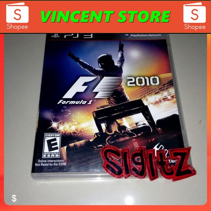 PRODUK ORIGINAL bd ps3 kaset game F1 2010