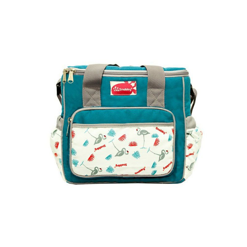 Snobby Tas Bayi Kecil Flamingo Series Aplikasi Saku Print TPT5271