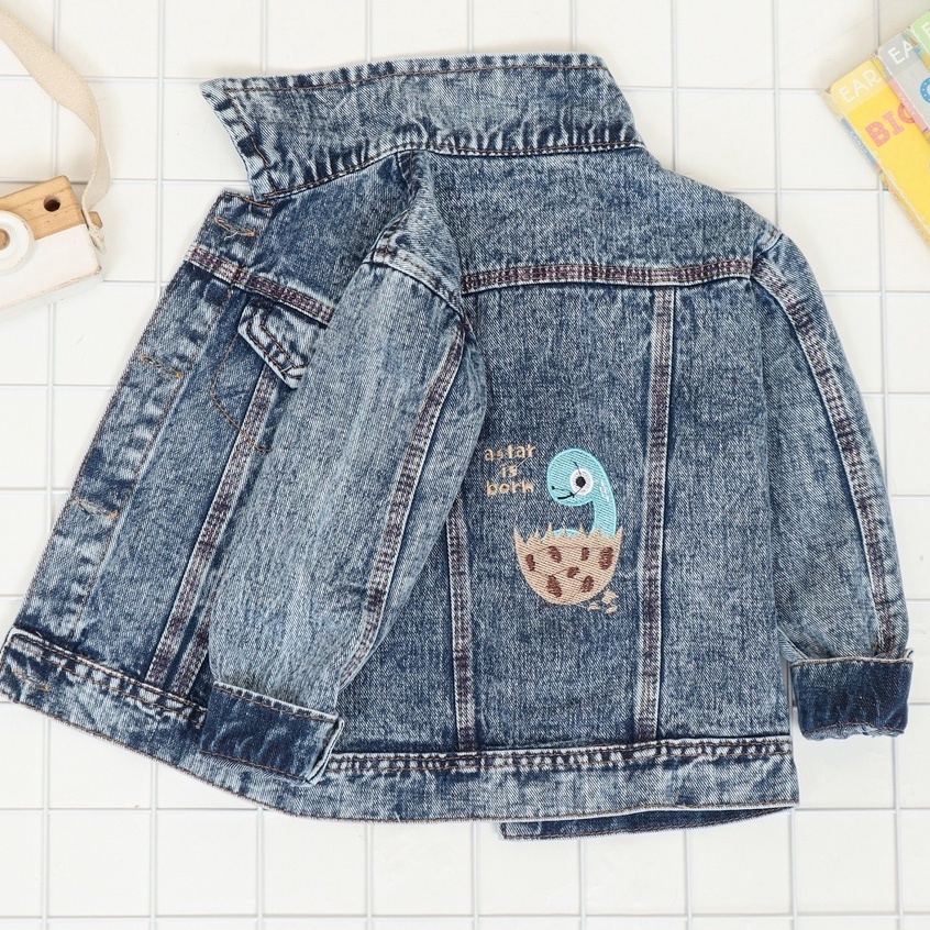 Harga KUALITAS EKSPOR Jaket Anak Jeans ICEWASH BORDIR