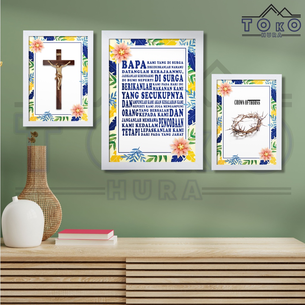 Pajangan Bingkai Kristen Tuhan Yesus Kristus / Bingkai Foto Custom