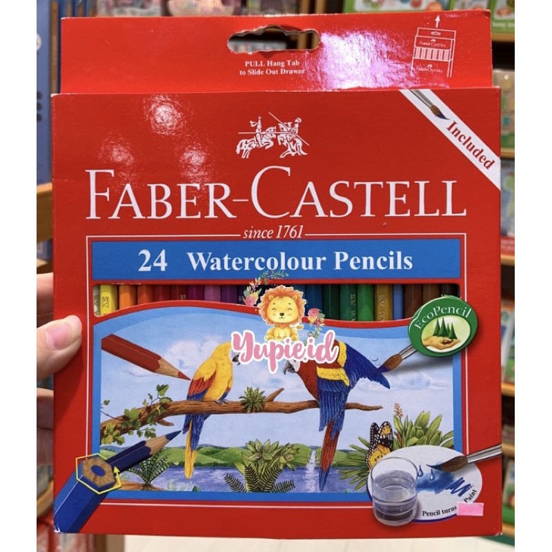 

faber castle watercolour pencils parrot set 24