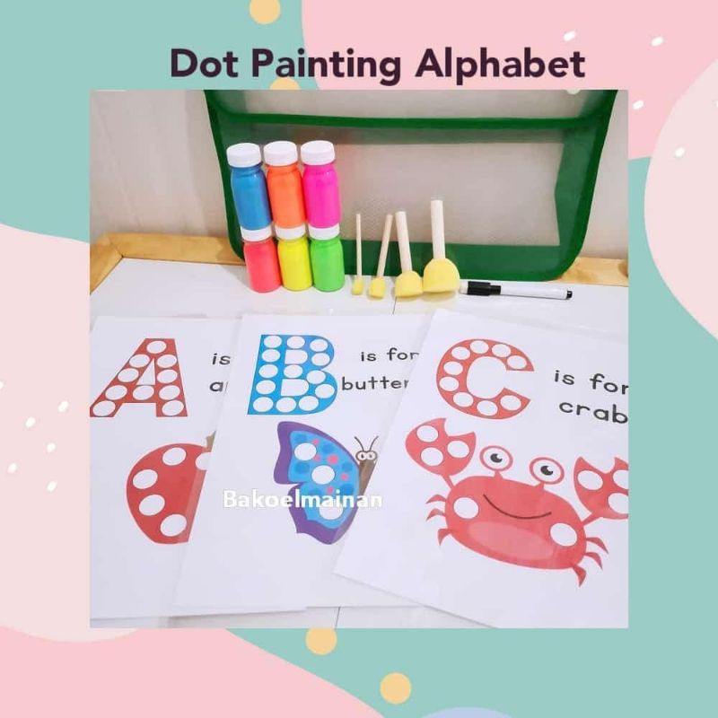 

KIDS CRAFT DOT PAINTING ALPHABET