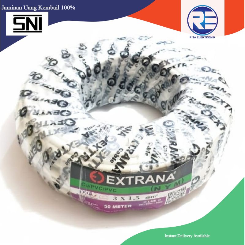 Kabel NYM 3 X1.5mm Extrana 50M