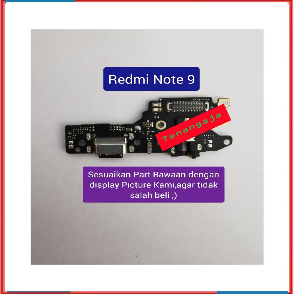 Konektor Cas Redmi Note 9 Xiaomi Connector Charging Papan Ui Board