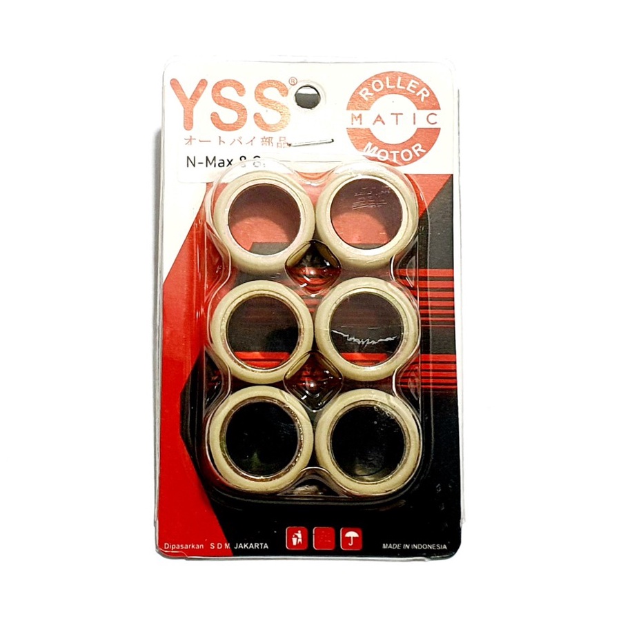 ROLLER SET YSS MIO M3 / N-MAX - 8 GRAM