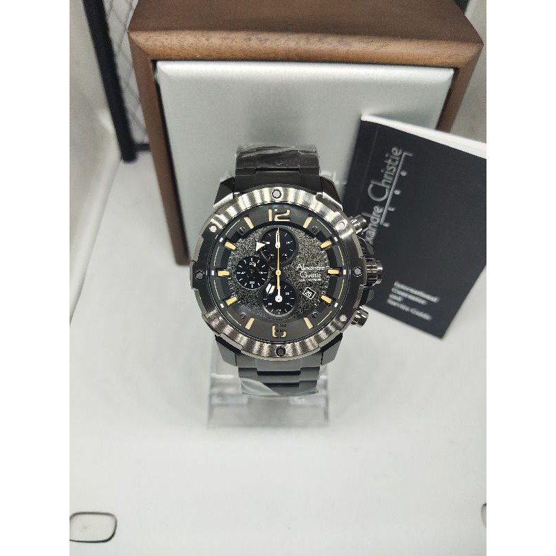 Jam Tangan Pria Alexandre Christie AC 6410 MC RANTAI