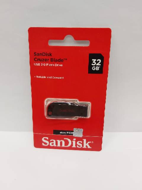 Flashdisk Sandisk Cruzer Blade  32 GB USB 2.0 Flash Drive